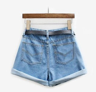 Pantalones cortos azules vaqueros de cintura media - WARDROBE ESSENTIALS 3.0
