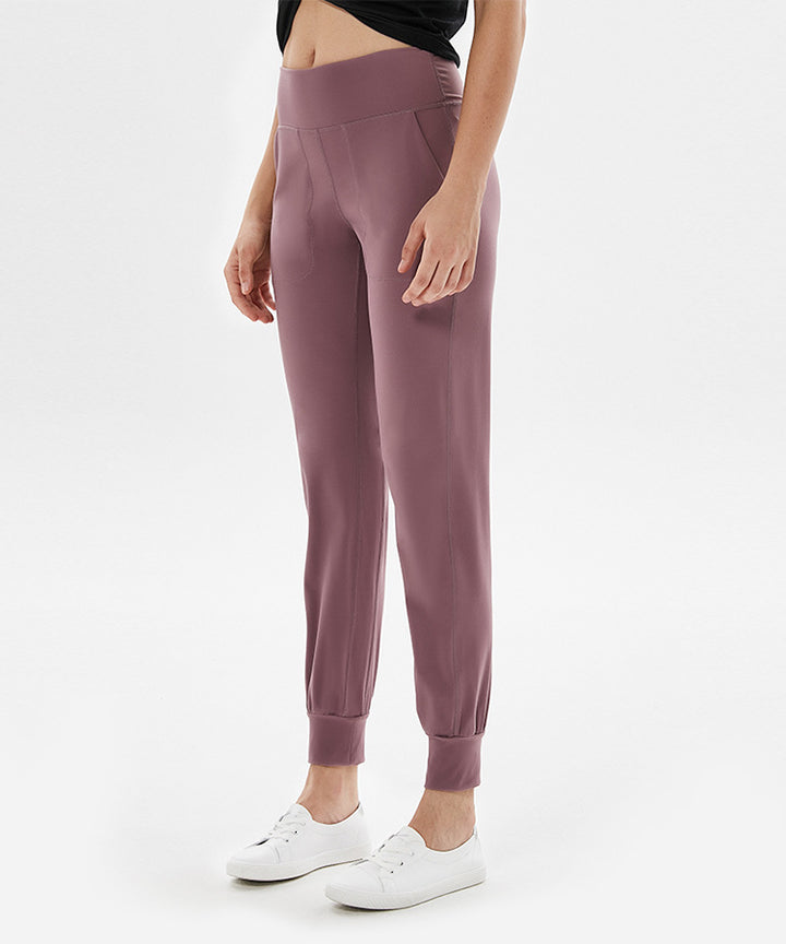 Pantalones de yoga con bolsillo Suelto