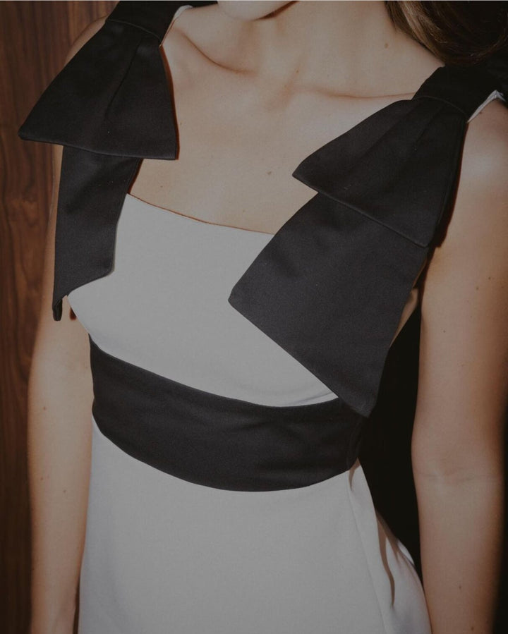Vestido blanco y negro - WARDROBE ESSENTIALS 3.0