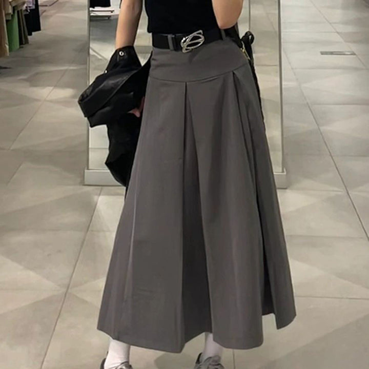 Falda de traje cintura alta - WARDROBE ESSENTIALS 3.0