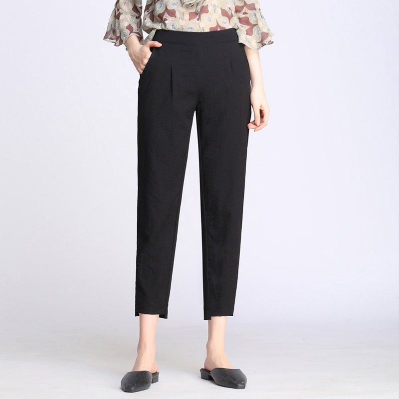 Casual nine-point pants
