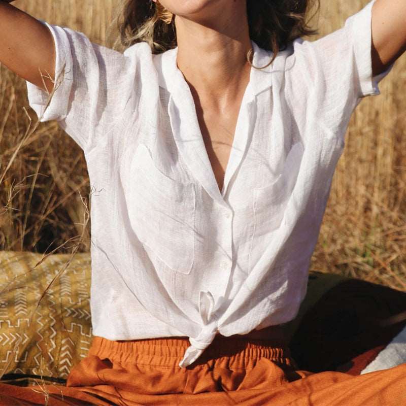 Women French Linen Shirt | French Linen Shirt |WARDROBE ESSENTIALS 3.0