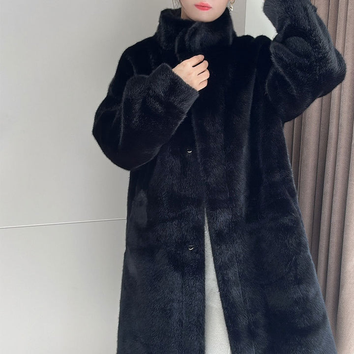 Plush Mink Style Coat | Warm Winter Coat | WARDROBE ESSENTIALS 3.0