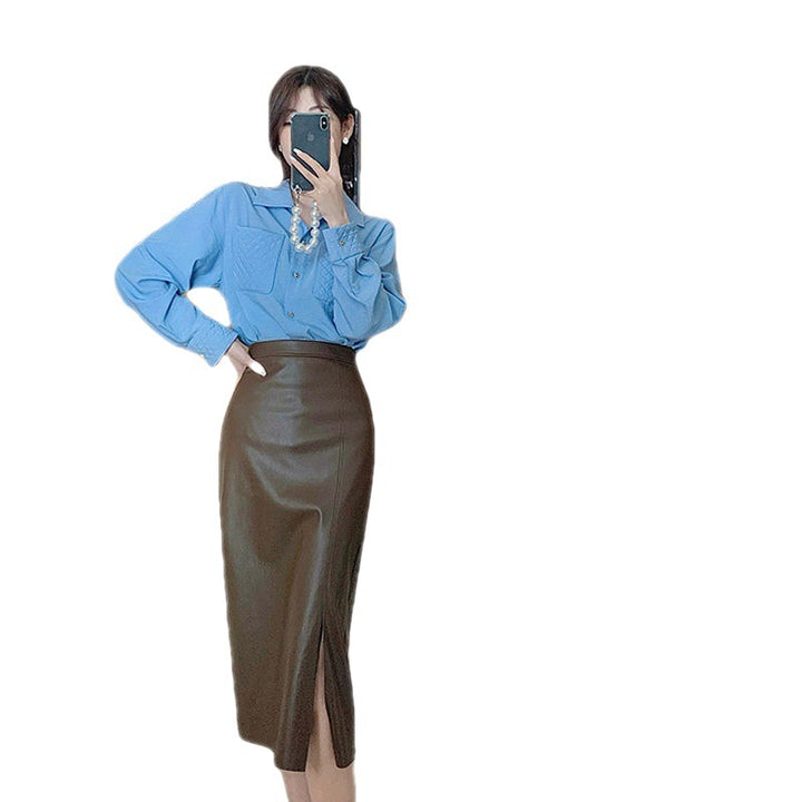 Falda de cintura alta - WARDROBE ESSENTIALS 3.0