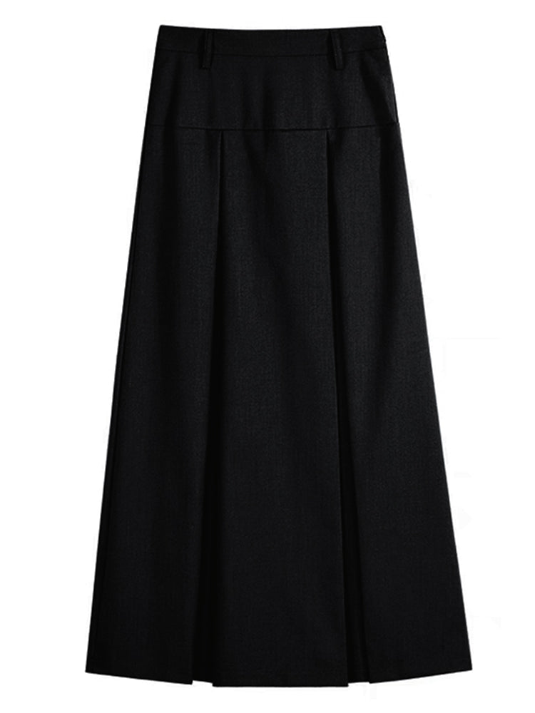 Falda de traje cintura alta - WARDROBE ESSENTIALS 3.0